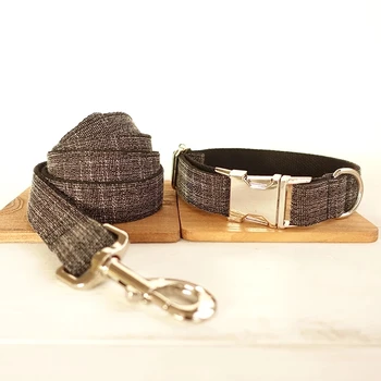 

Personalized Dog Collar Leash Set, Adjustable Custom Collar Leash, Customized Name Tag Suitable For Large and Small Pet Dogs