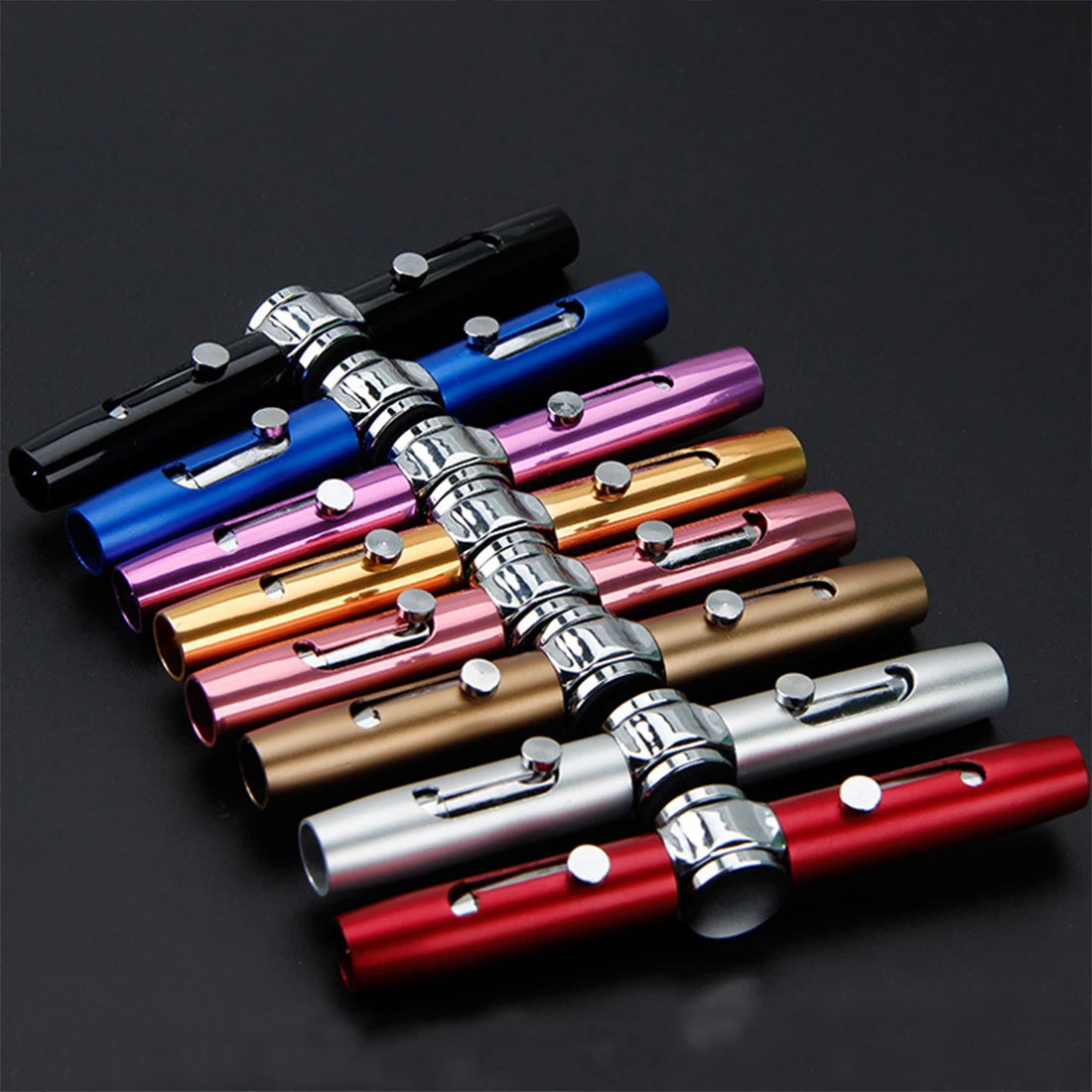 Fidget Pen Fidget Spinner Toy Edc Anti Stress Relief Metal Shell Removable Ballpoint Pen For Student Kids Adult Portable Toys Fidget Spinner Aliexpress