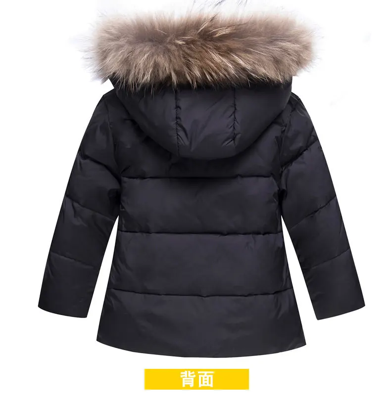 Зимние пальто для девочек, верхняя одежда Детский пуховик парки для мальчиков Детский Зимний комбинезон с мехом, теплая зимняя одежда, комбинезон, комплект одежды для детей возрастом от 2 до 5 лет