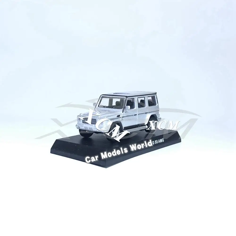 Литая под давлением модель автомобиля для Kyosho G 55 AMG 1: 64(серебристый)+ маленький подарок