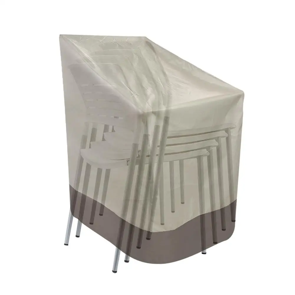 

Outdoor Patio Garden Furniture Cover Patio Chair Covers Stackable 210D Waterproof Dust-proof Chair Cover For Courtyard