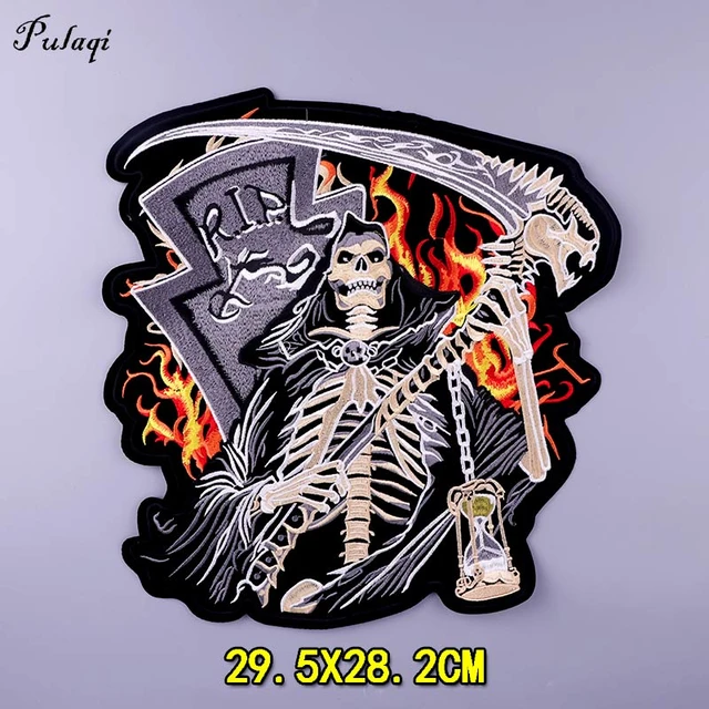 Punk Patch Jackets Iron Applique  Punk Jacket Back Iron Patches - Punk  Biker Patch - Aliexpress