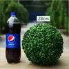New Arrival Artificial Plastic Milan Grass Plant Kissing Ball Hanging Craft Ornament For Home Garden Wedding Centerpiece Decorat - Цвет: 28cm   green
