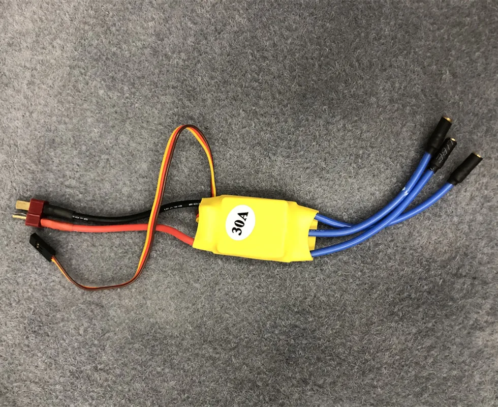 A2212 2212 2200KV бесщеточный двигатель 30A ESC крепление двигателя 6035 пропеллер SG90 9G микро сервопривод для RC вертолет с фиксированным крылом - Цвет: Only 30A ESC