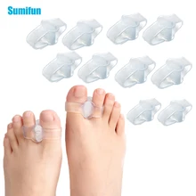 

4/6/10Pcs Silicone Toe Spreader Separator Bunion Hallux Valgus Corrector Thumb Finger Correction Straightener Foot Care Tool