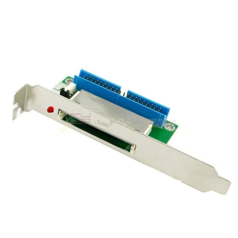 

40-контактный адаптер ATA IDE для компактной вспышки CF, конвертер с кронштейном PCI, задняя панель, оптовая продажа