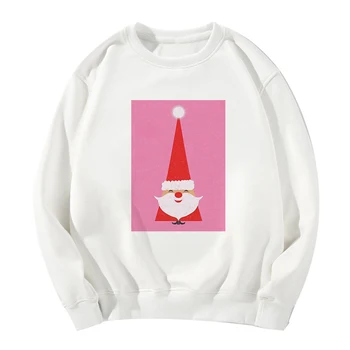 

Autumn Winter New Harajuku Christmas Santa Claus Sweatshirt Women Long Sleeve Hip Hop Sudadera Mujer Kpop Tops Hoodies
