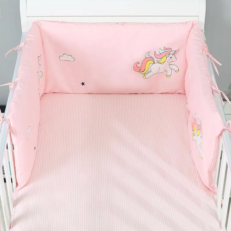 1 шт. мягкие бортики для кровати Bebe защита для кроватки Подушка Мягкая Детская кроватка матрас 160x30 см