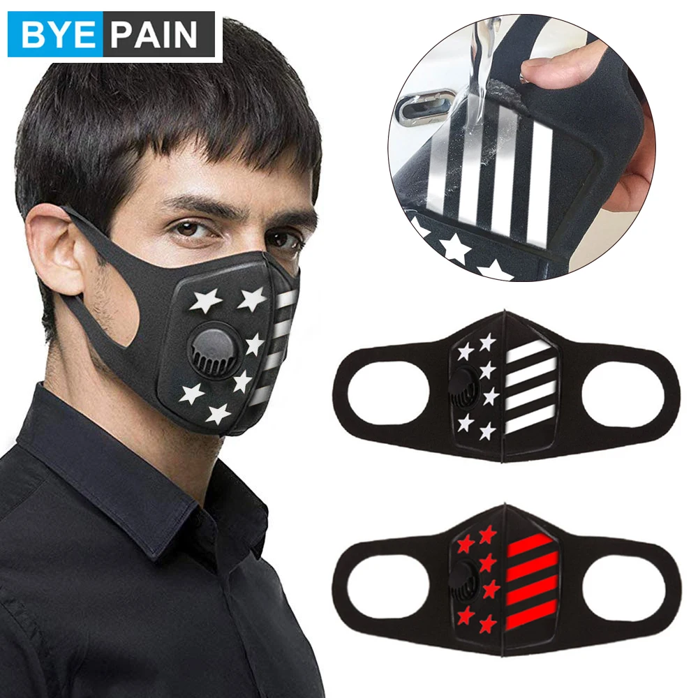 BYEPAIN Respiratory Dust Mask Upgraded Version Men &amp Women Anti-fog Haze Pm2.5 Pollen 3D Cropped Breathable Valve Mouth | Красота и