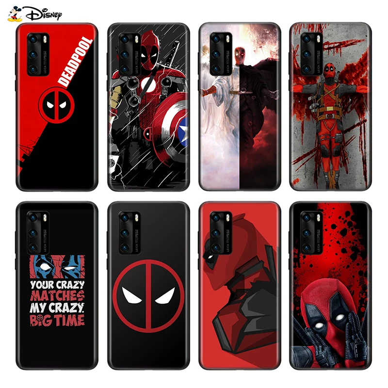 Silicone Cover Hero Deadpool For P Smart S Z Mate 40 30 20 10 Plus PRO Lite 2018 2019 2020 Phone Case | Мобильные телефоны и