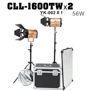 

Falcon Eyes 2pcs/Lot CLL-1600TW With Box 160W Led Video Light WIFI Photography Lighting For Studio/Film Shooting