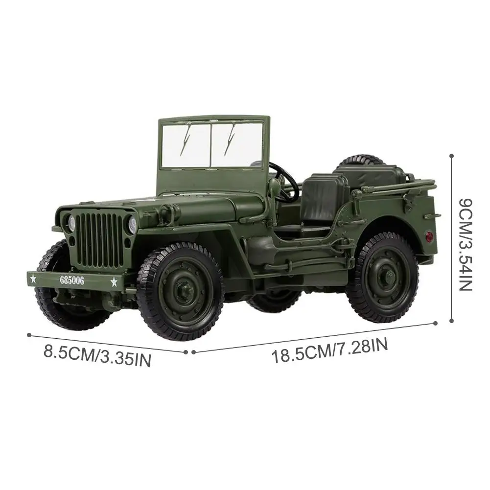 1:18 Тактическая Военная Модель джипы старая мировая война II Уиллис военная техника сплав модель автомобиля для детей игрушки подарки Прямая поставка