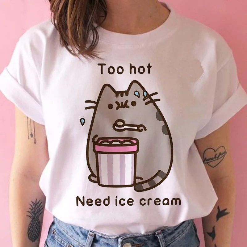 1033 Женская футболка kawaii ulzzang Tumblr гранж графическая Футболка harajuku футболка Повседневная мультяшная футболка Повседневная женская летняя - Цвет: 1033