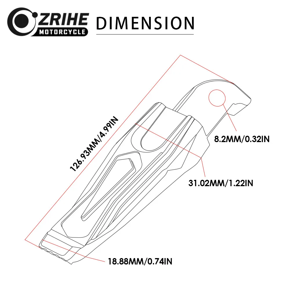 CNC Алюминиевые мотоциклетные складные педали для ног Rearsets задний Набор подножки педали для YAMAHA Tmax XP500 все годы