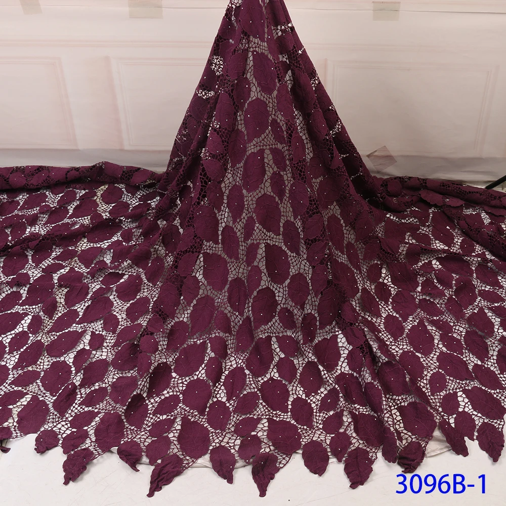 Lace Fabric African Embroidered Nigerian 5yards High Quality Wedding Party Women | Дом и сад