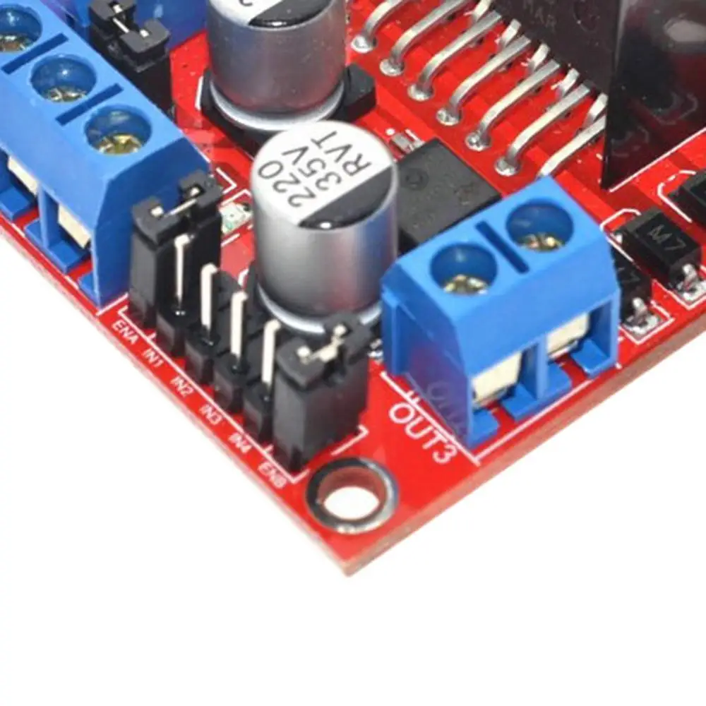 

L298N Motor Drive Board Module Dc Stepper Motor Drive Module Robot Intelligent Car Drive Board Module