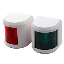 Универсальная пара 12 В 24 В ABS светодиодный фонарь для навигации сигнальная лампа для морской лодки яхты фургон трейлер красный зеленый боковой свет