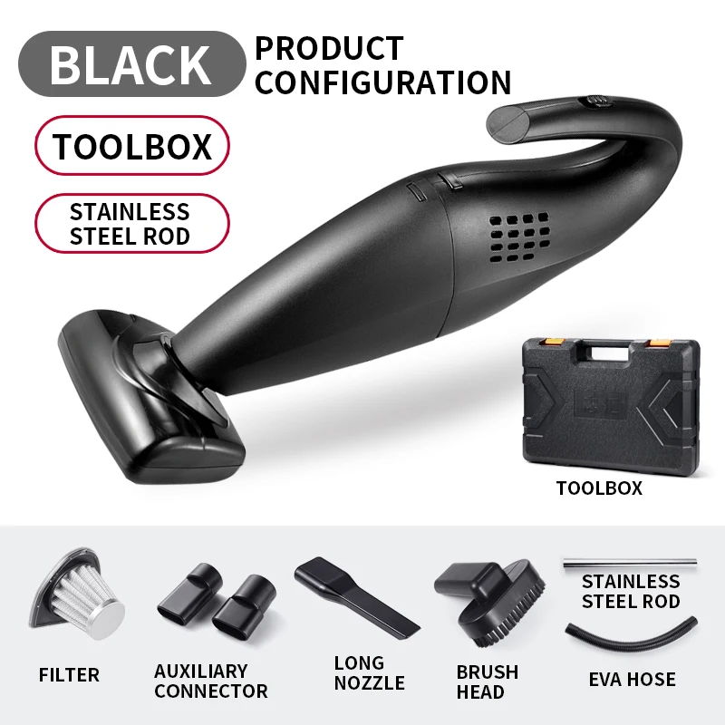 

Car vacuum cleaner multi-function wireless powerful home car dual-use charging conversion plug high-power car vacuum cleaner