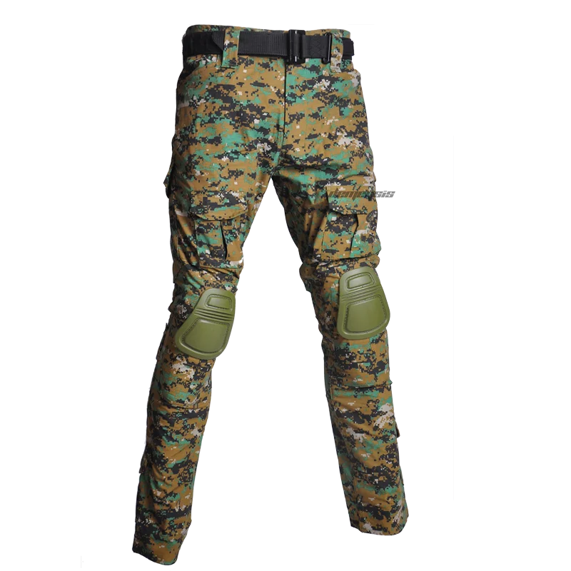 pants woodland digit Мужская тактическая Униформа, камуфляжная военная одежда, наборы, страйкбол, пейнтбол, боевые костюмы, одежда для охоты - Цвет: pants woodland digit
