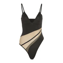 

Y2k Sexy Teddy Mesh Stitching Black Bodysuit Womens Fashion Bodycon Jumpsuit Sleeveless Romper skinny Playsuit Summer