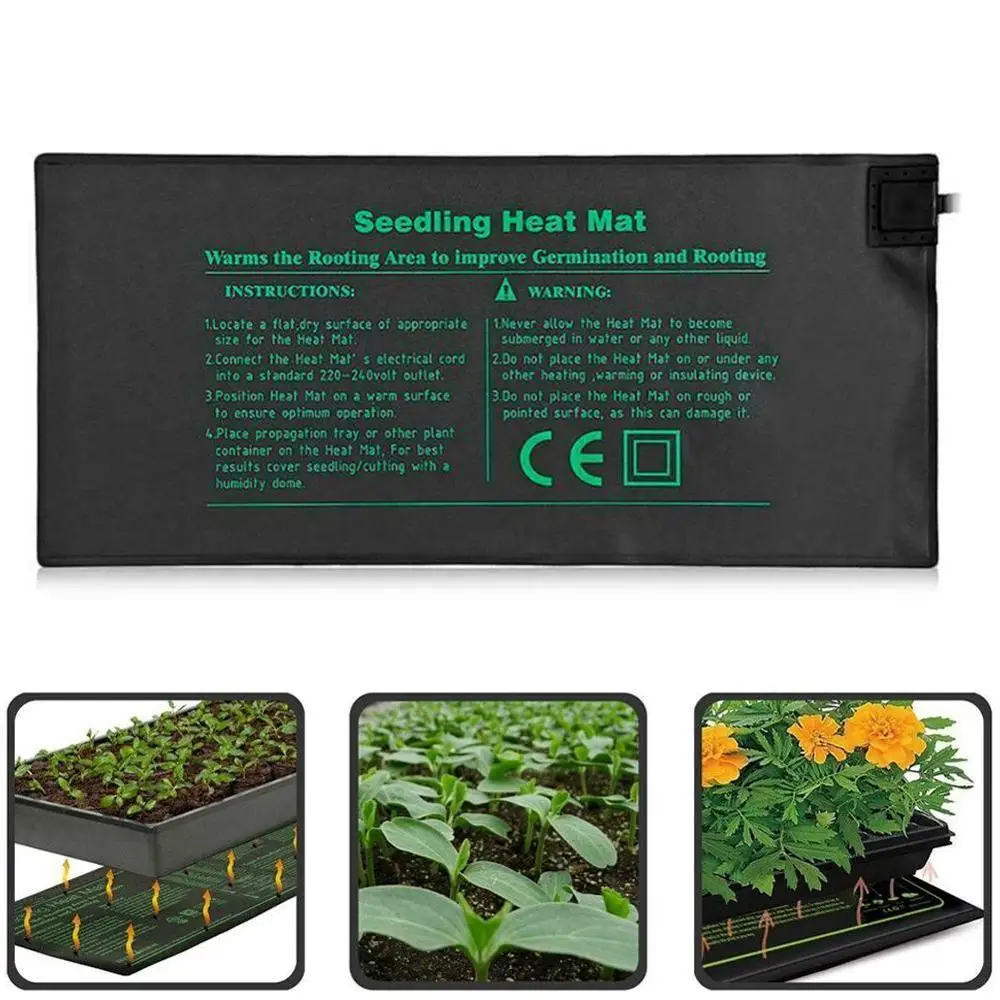 Seedling Heating Mat 52* 52cm Waterproof Plant Seed Germination Propagation Clone Starter Pad 110V/220V Garden Supplies 1 Pc