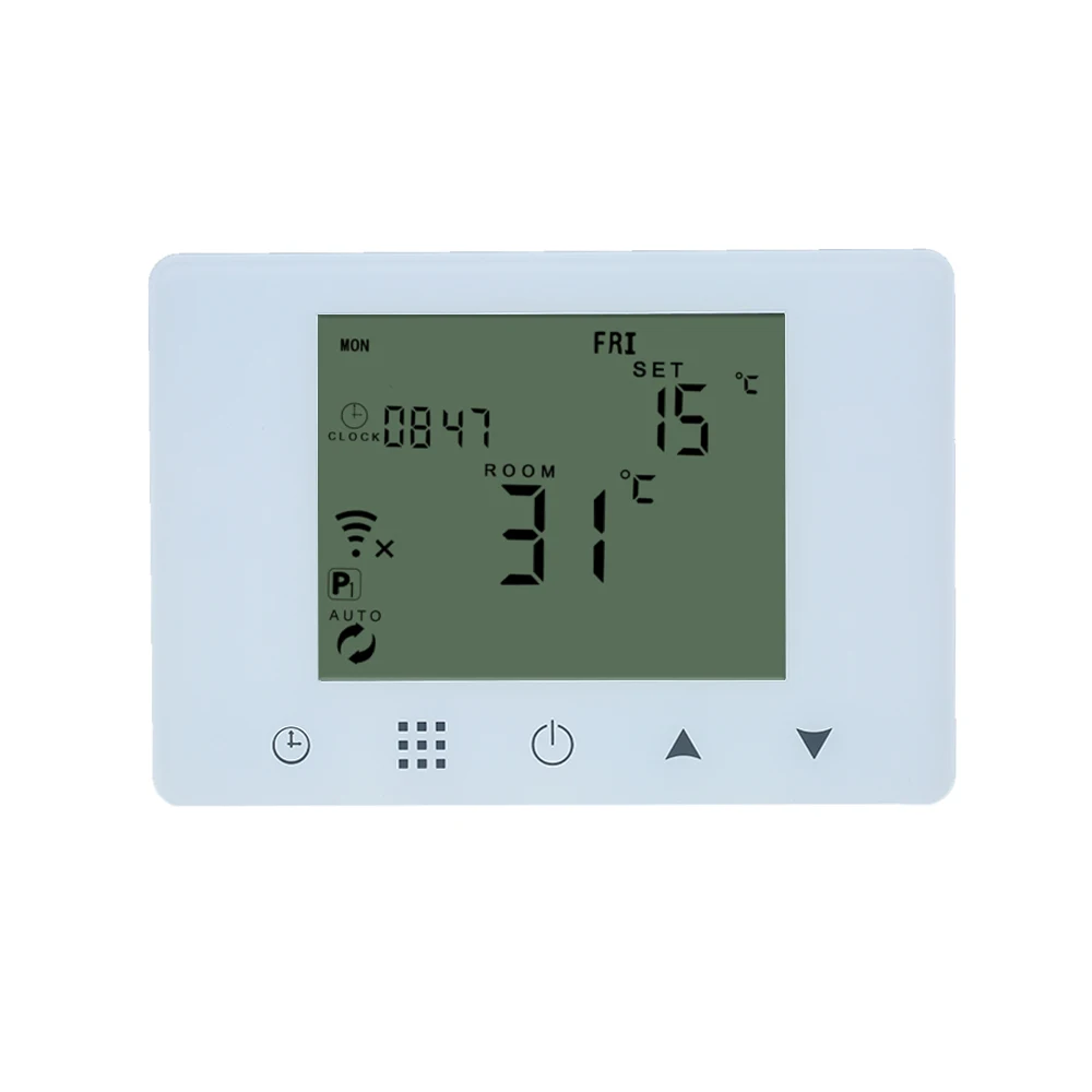 

WiFi & RF Wireless Digital Thermostat Touch Screen Gas Boiler Water Floor Heating Smart Temperature Controller Remote Control