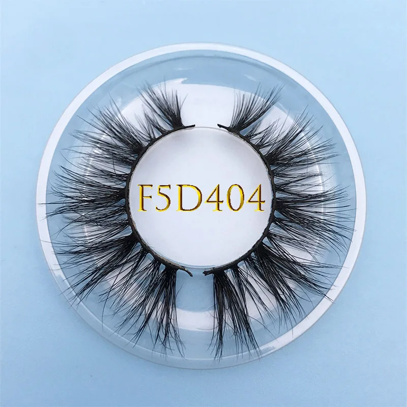 F5D404 Пользовательские коробки MIKIWI 24 стиля 5D ручной работы натуральные Толстые Длинные Накладные ресницы Cuelty бесплатно драматический роскошный макияж 5D норковые ресницы - Цвет: F5D404