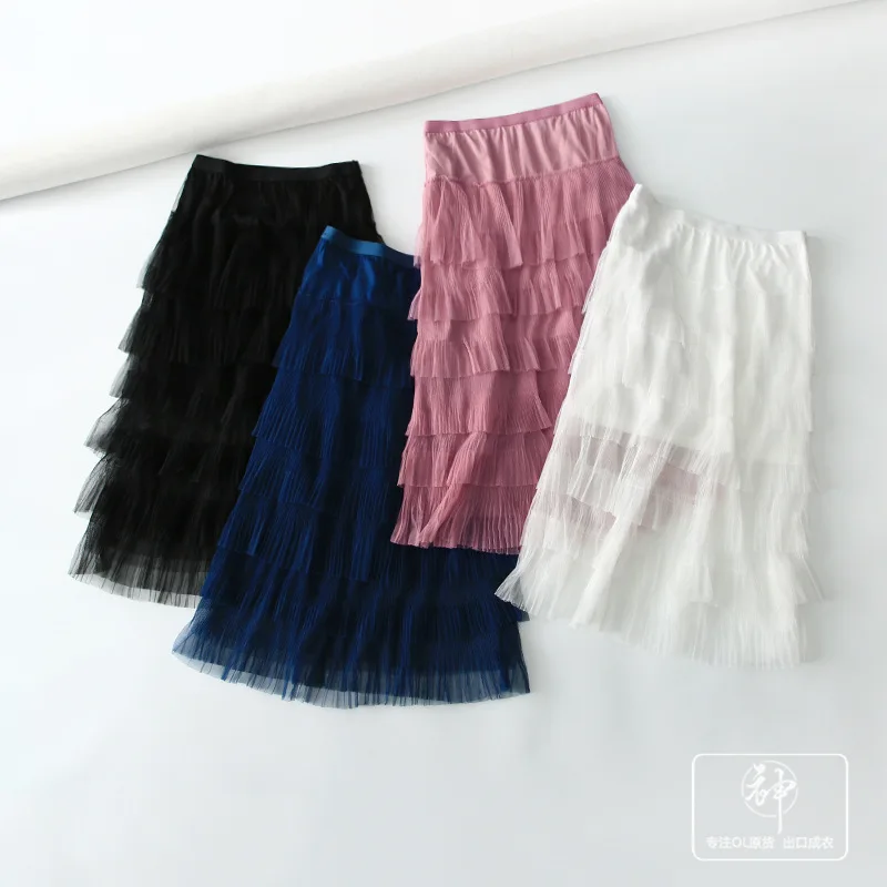 

One's Sweet Retro GIRL'S Cascading Gauze Tutu Cake Dress Entity