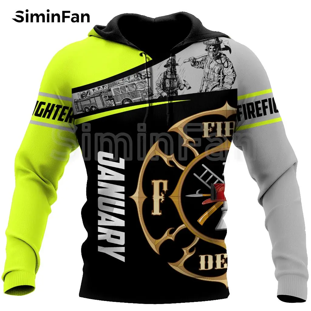 

Firefighter January Mens 3D Printed Hoodies Unisex Casual Sweatshirt Harajuku Pullover Women Tracksuit Coat Hip-Hop Jacket 16
