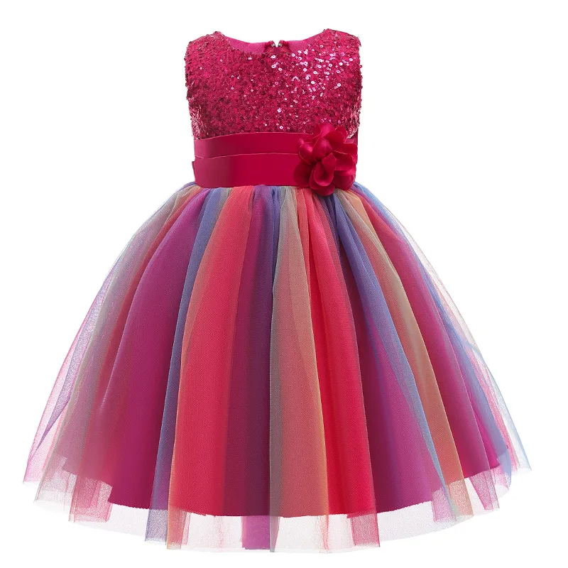 skirt dress for baby girl 2021 Girls Dresses For Birthday Baby Girl 3-10 yrs Christmas Outfits Children Girls Sequins Princess party Dress Kids clothes cheap baby dresses