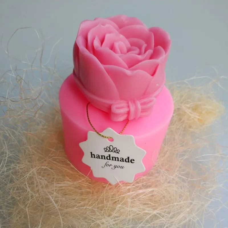 Новая форма розы, силиконовая форма для помадки, мыло, 3D форма для торта, кекс, желе, конфеты, шоколад, украшение, форма для выпечки - Цвет: rose mold2