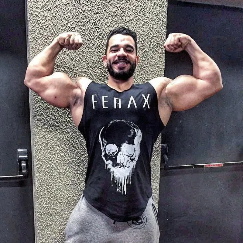 Muscle Dr. Brother, лето, Европейский и американский стиль, стиль, жилет, чистый хлопок, удобный мужской жилет для занятий спортом в помещении, фитнесом