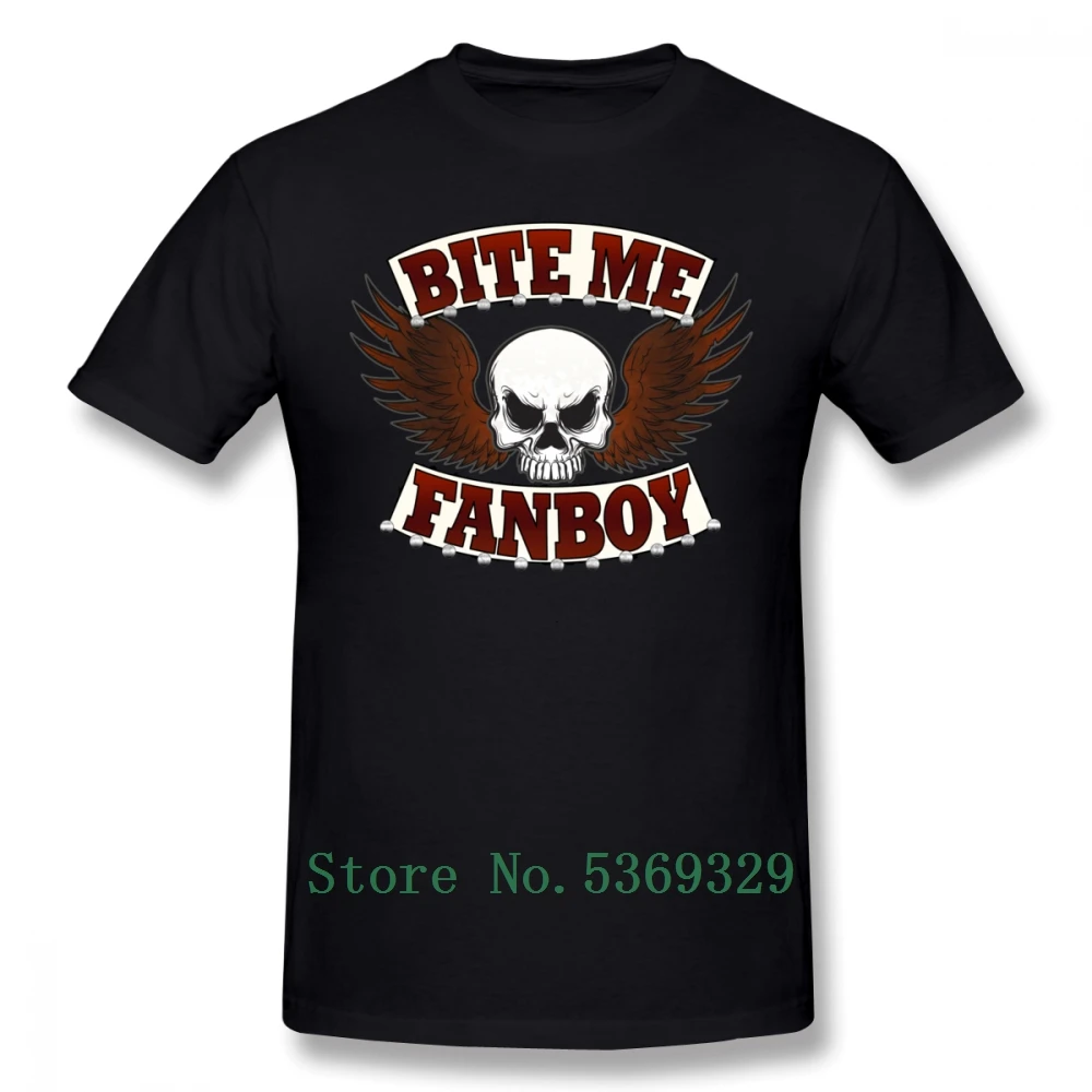 Джокер футболка Bite Me Fanboy Lobo футболка с коротким рукавом оверсайз футболка модная мужская графическая отличная футболка