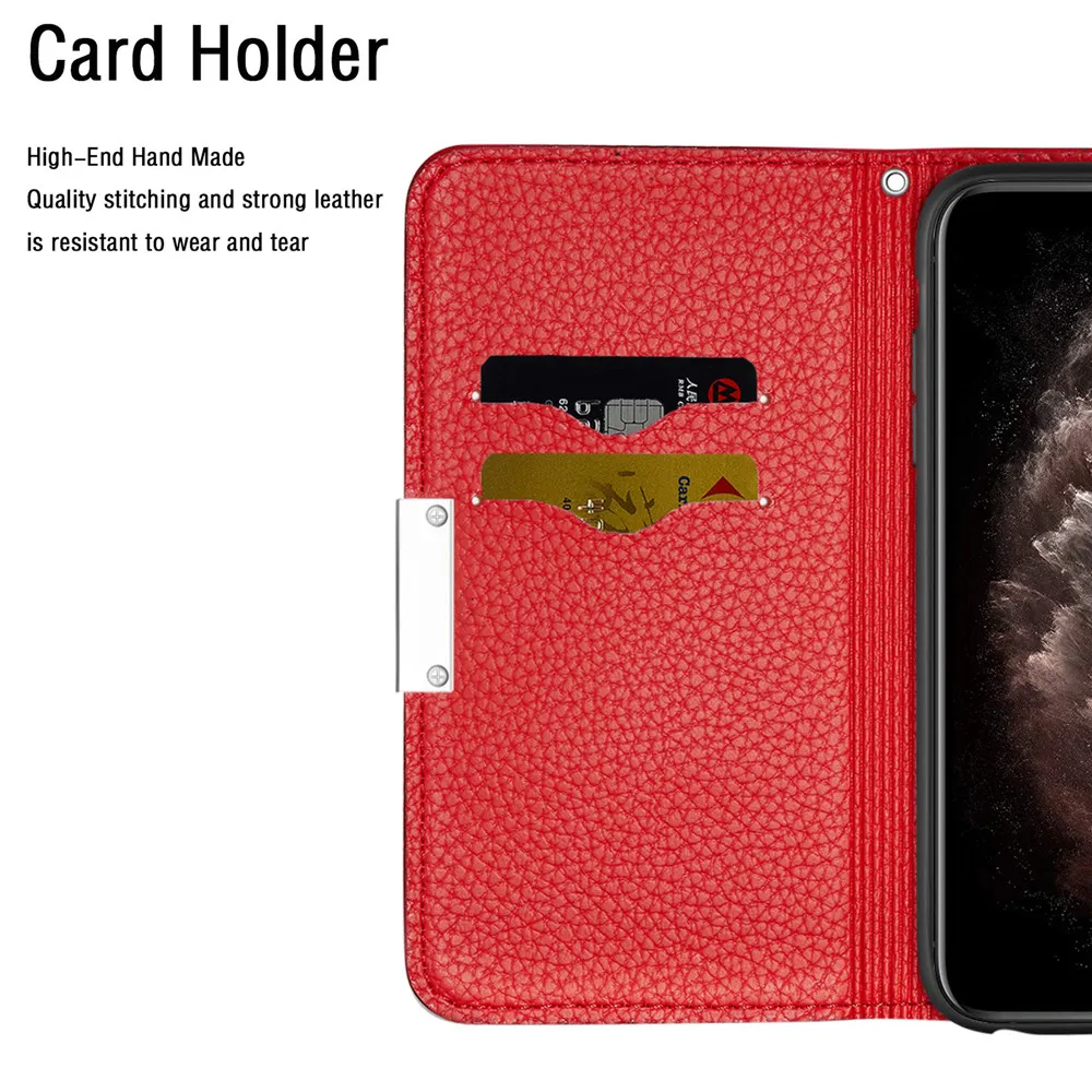 Роскошный чехол Texutre Book для телефона Xiaomi mi 9T A2 Lite Red mi 6 7A Note 7 6 Pro откидная крышка без застежки со слотом для карт