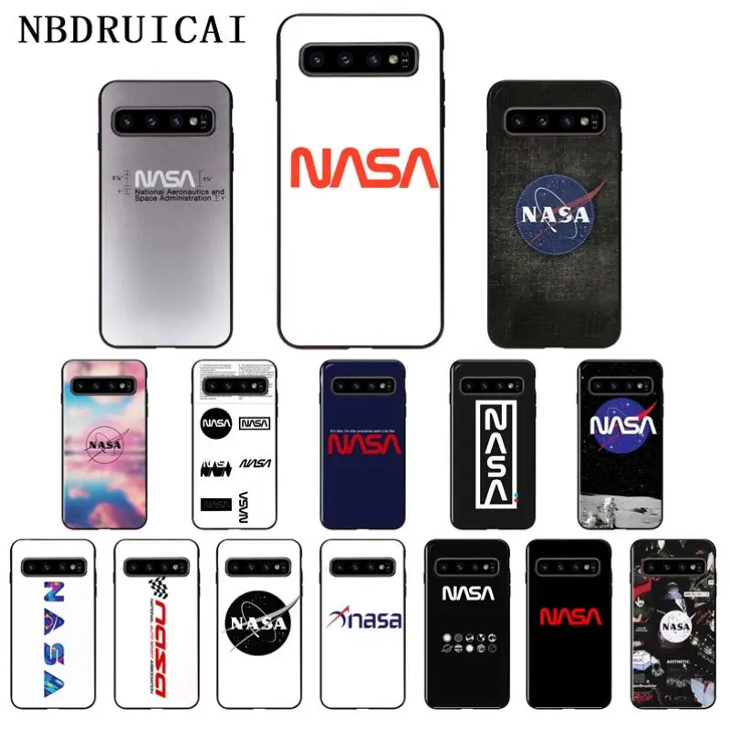 

NBDRUICAI Fashion American Aerospace Brand Phone Case Cover for Samsung S9 plus S5 S6 edge plus S7 edge S8 plus S10 E S10 plus
