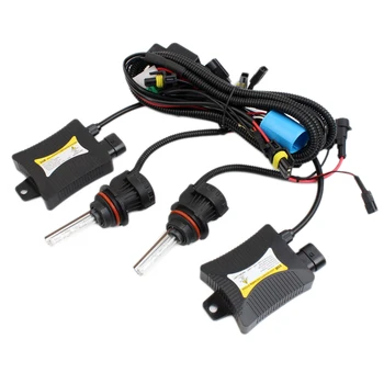 

1set xenon 9007 high low beam car xenon hid kits 55w headlight head Lamp 5000K 8000K