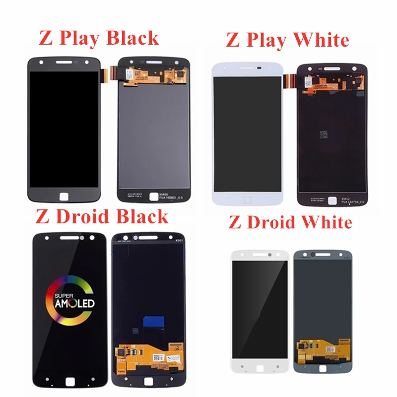 Сменный ЖК-экран для Motorola Moto Z Droid XT1650 Z Play XT635 XT1635-02 протестированный дисплей в сборе премиального качества