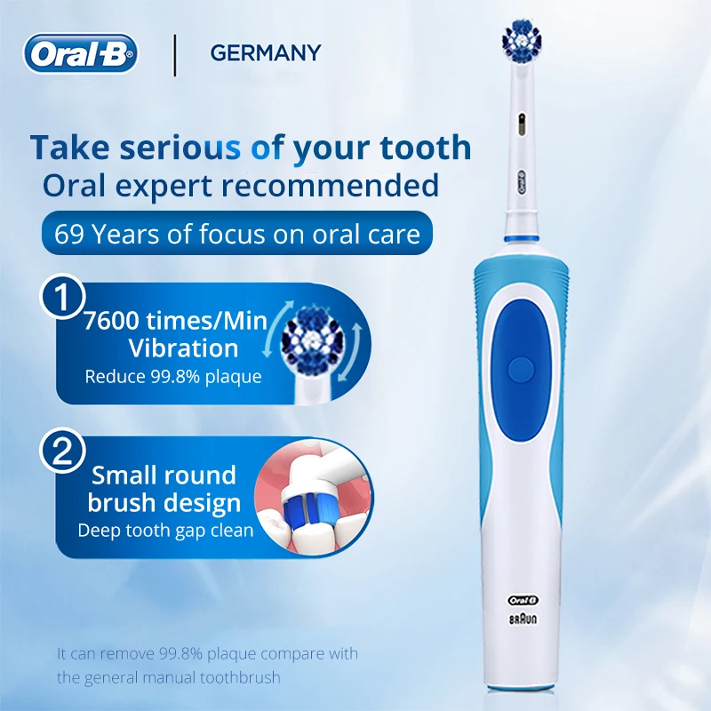 Oral B Vitality Electric Toothbrush Rechargeable Precision Cleanin Whitening Toothbrush Waterproof 2 Mintes Timer Teeth Brush Oral B Vitality Electric Toothbrush Rechargeable Precision Cleanin Whitening Toothbrush Waterproof 2 Mintes Timer Teeth Brush
