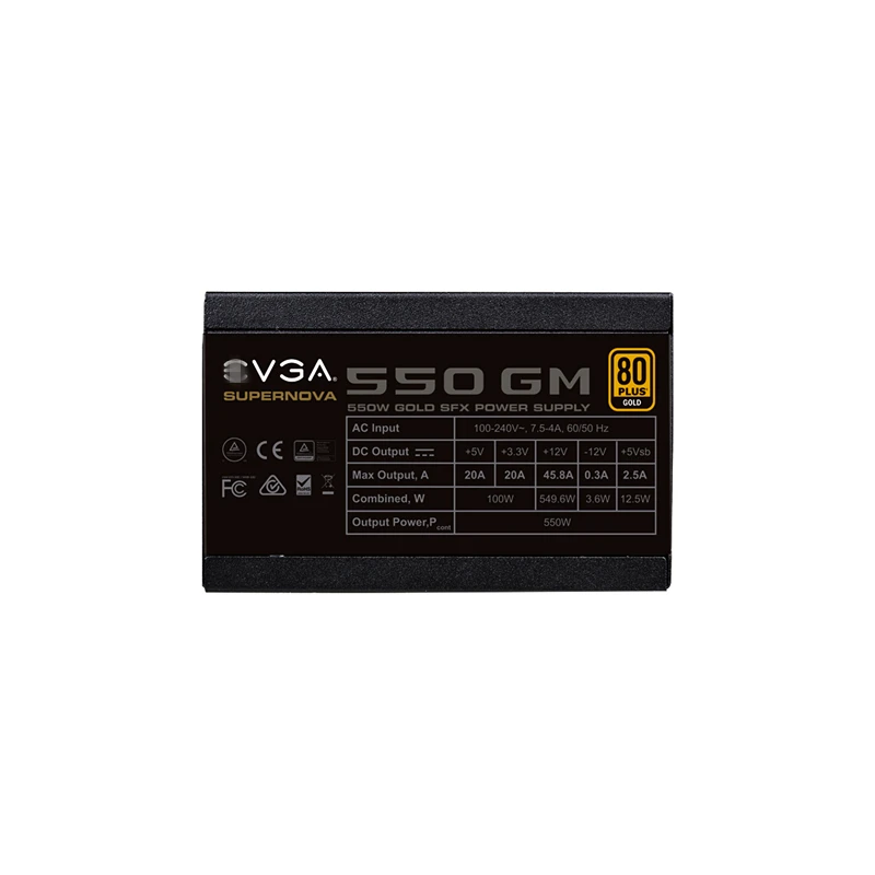 Блок питания для EVGA SFX ITX ECO Full Module 80PLUS Gold Game Mute power supply 550W power supply 550GM