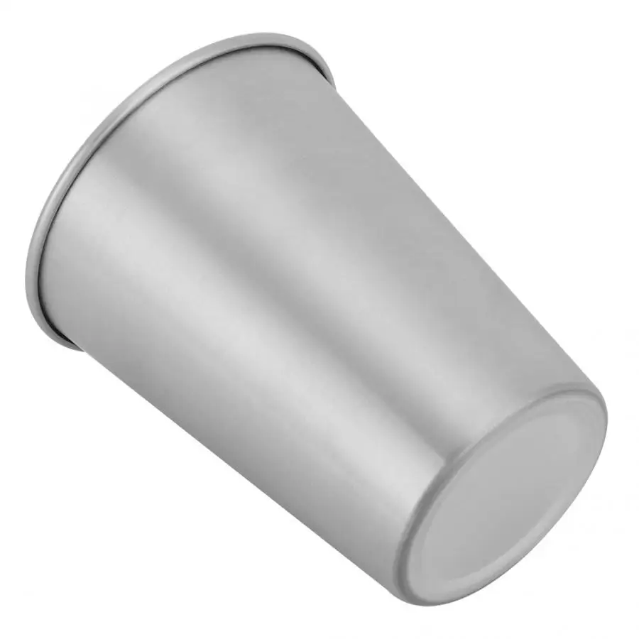 350ml Children Adults Water Cup Stainless Steel Camping Picnic Tea Water Drink Juice Beer Cup