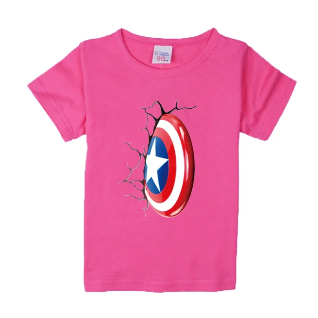 Baby T Shirt For Boys Avenger Captain America Style Print T Shirt Children Short Sleeve Tops Kids T Shirt Casual Summer Clothing T Shirts Aliexpress - roblox civil war captain america shirt