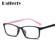 Ralferty, простая оправа TR90, очки для женщин и мужчин, квадратные очки, Студенческая оптическая оправа, очки по рецепту, аксессуары X10743