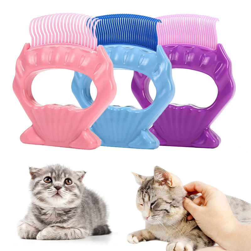 Hot Sale Pet Shell Comb Cats Dog Hair Brush Grooming ABS Cleansing Tools Hair Trimmer US