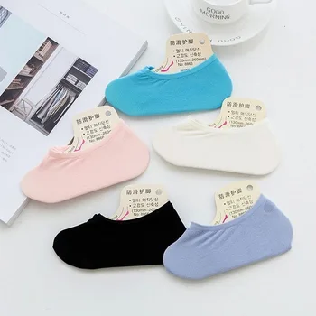

6pairs Summer Socks Women's No Show Short Socks Cotton Candy Color Invisible Socks Ankle Nylon Socks Happy Funny Socks