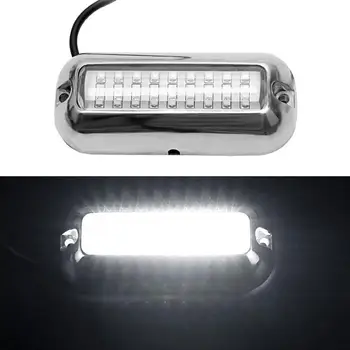 

1pc 50W Stainless Steel Transom Light 27LED Blue Boat Light Ship Marine Underwater Auto Accessories Boat Parts Pontoon Z9F9