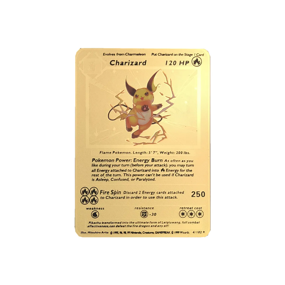 Высокое качество игры аниме битва карт Pokemones карты золотая металлическая карточка коллекционная карточка фигурка Модель Детская игрушка подарок
