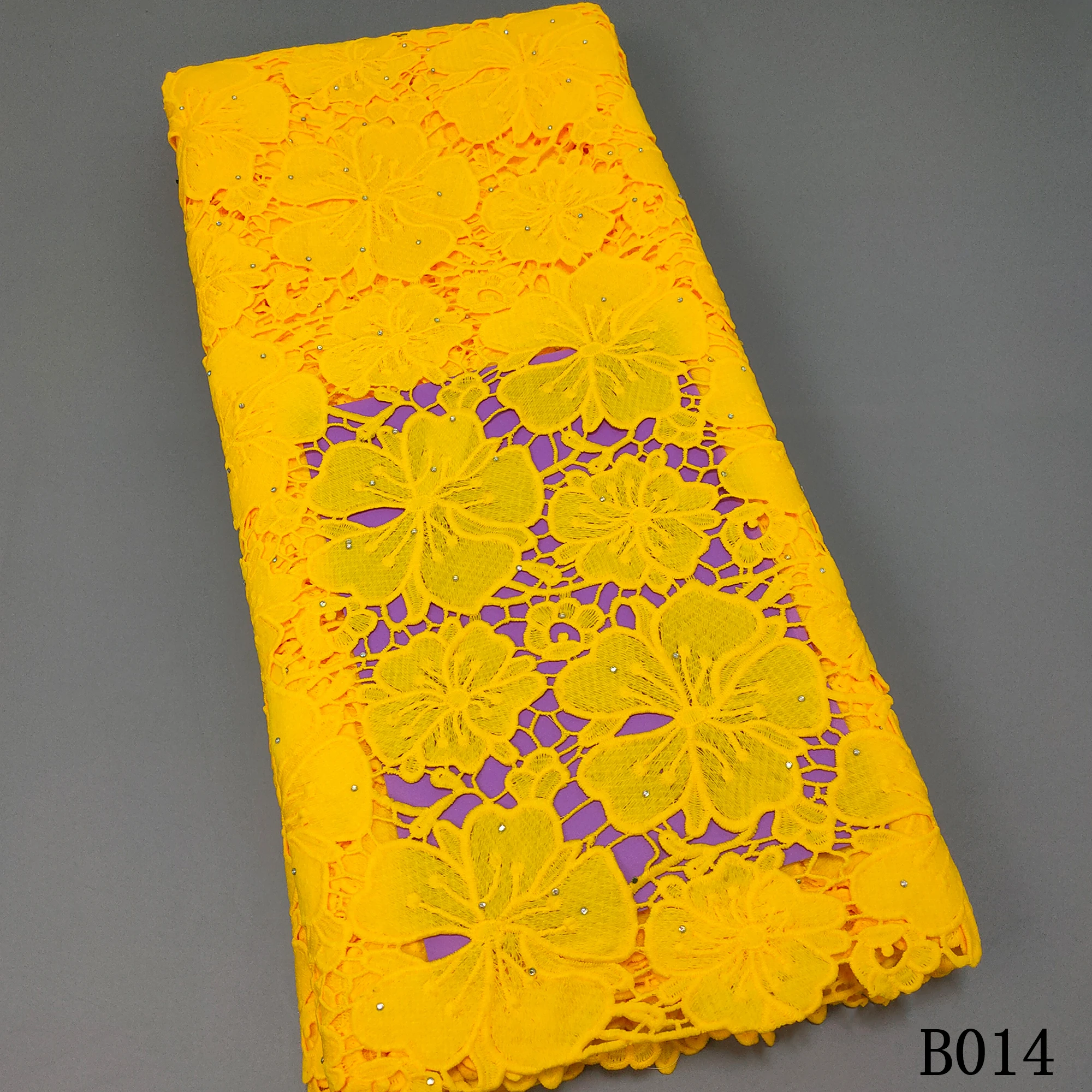 Персиковый Африканский шнур кружевная ткань французская Водорастворимая