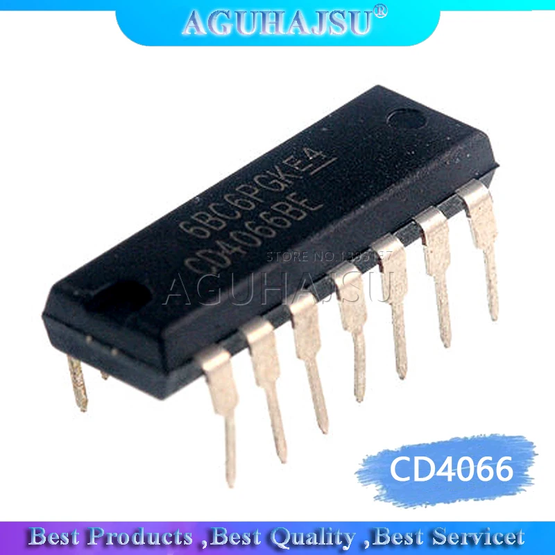 10 шт./лот CD4066 CD4066BE 4066 4066BE DIP-14 dip14 чип-переключатель IC | Электронные компоненты и