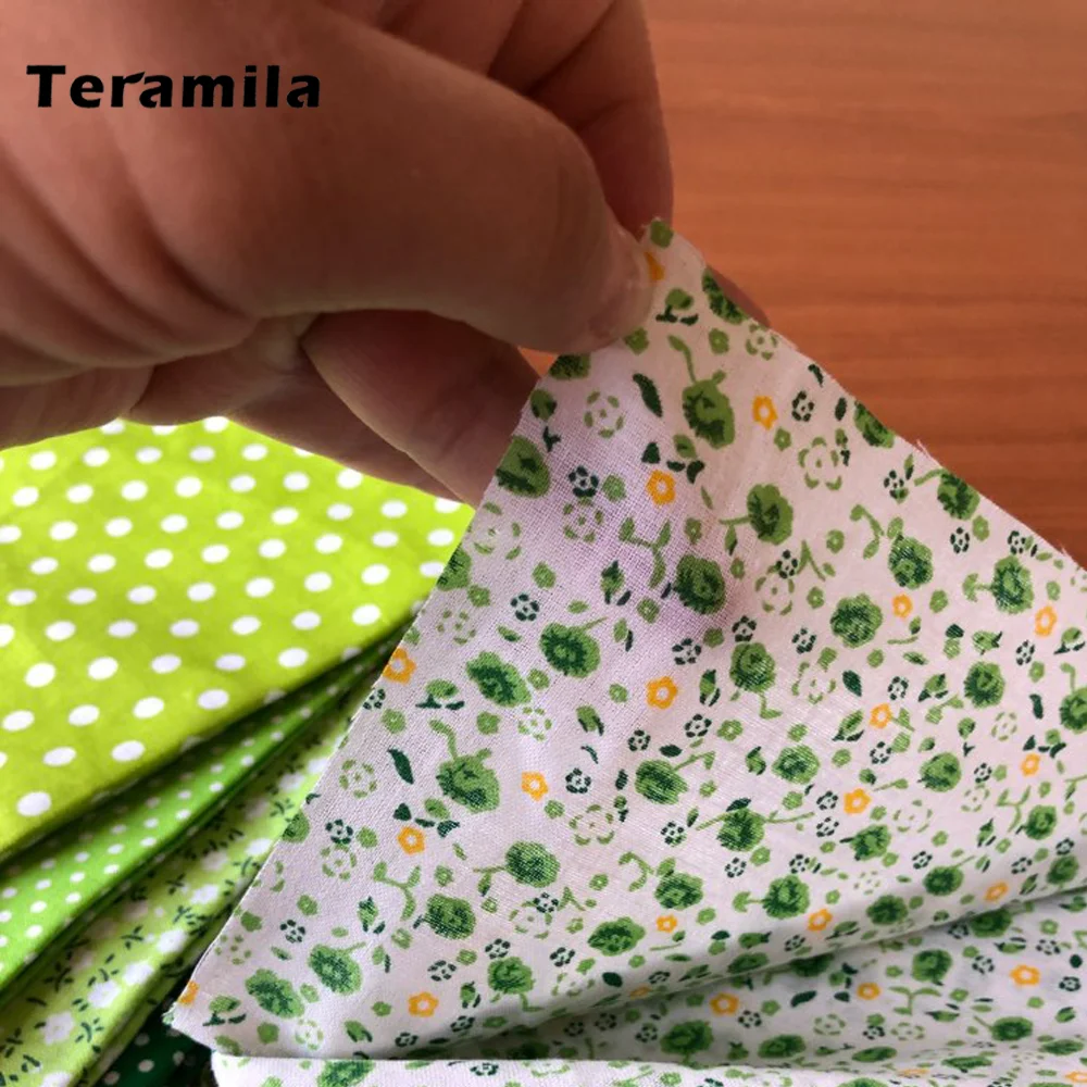 20x25cm Cotton Craft Fabric Flower Design Patchwork Printed Handmade DIY Quilting Home Sewing Material