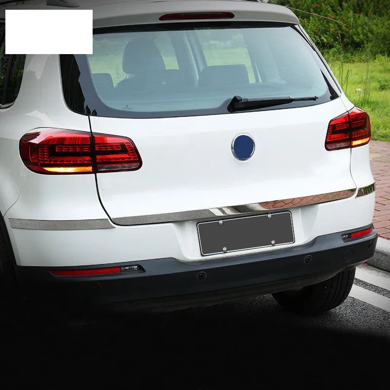 Lsrtw2017 для Volkswagen Vw Tiguan автомобильный задний бампер полоса анти-столкновения планки внутренние аксессуары хром
